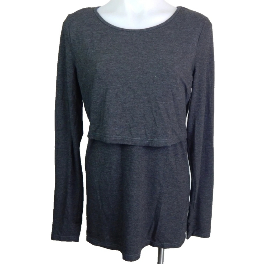 Latched Mama Long Sleeve Jersey Nursing Top